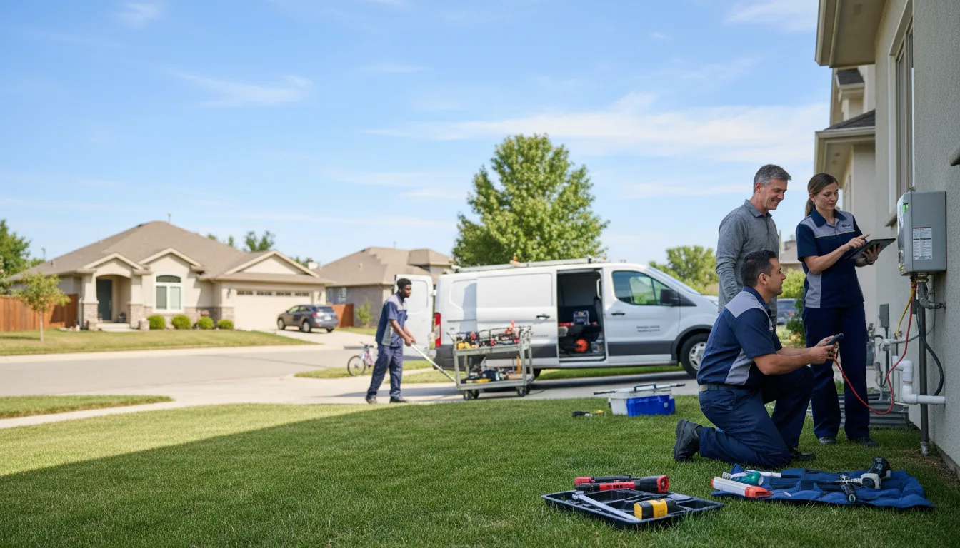 Tankless water heater service in Tyro, KS